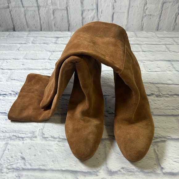 Chinese Laundry “Kraft” Brown Suede Knee-High Heeled Boots. Size 8.5. - Picture 8 of 8